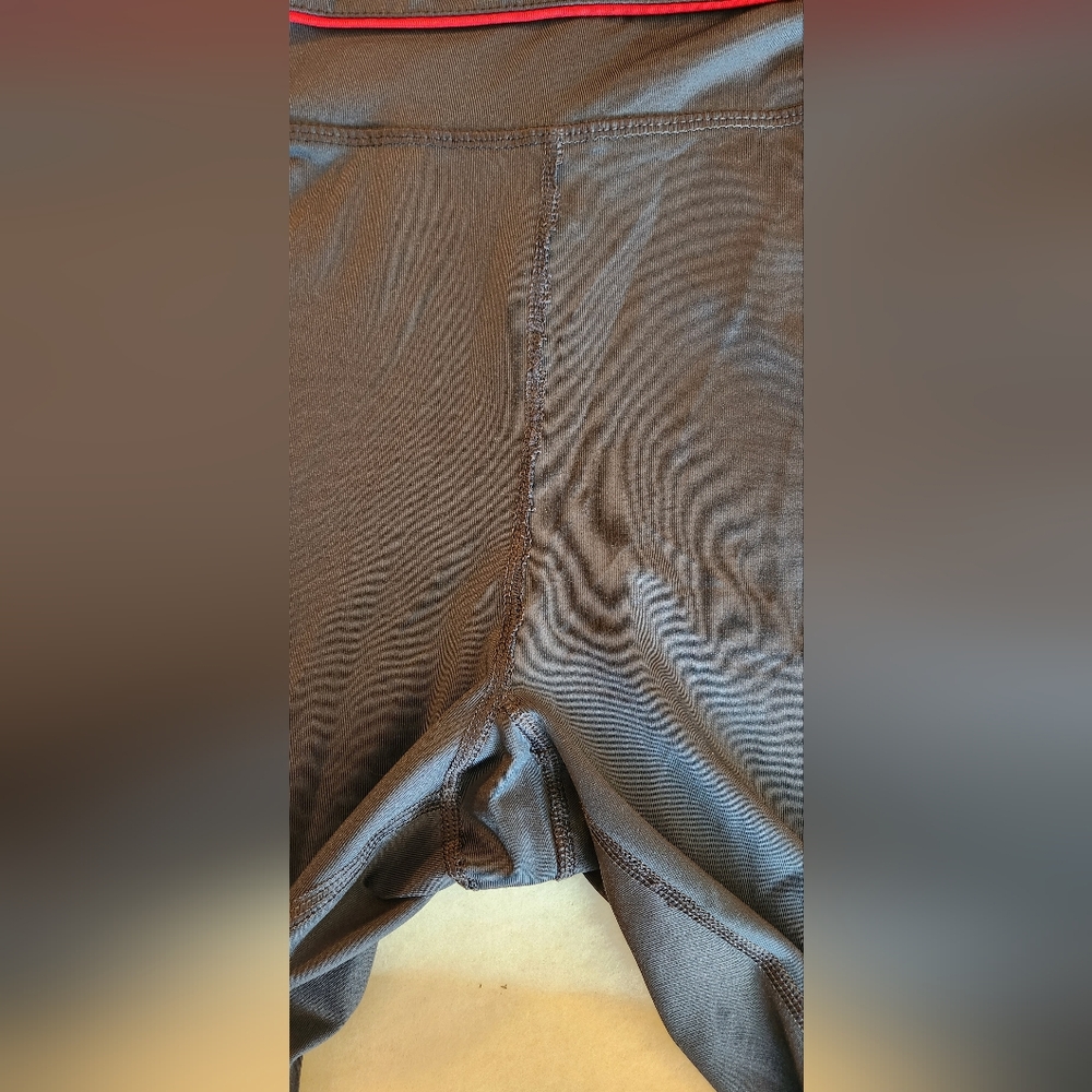 Danskin Now Black Capris with Red Accent - Picture 8 of 10